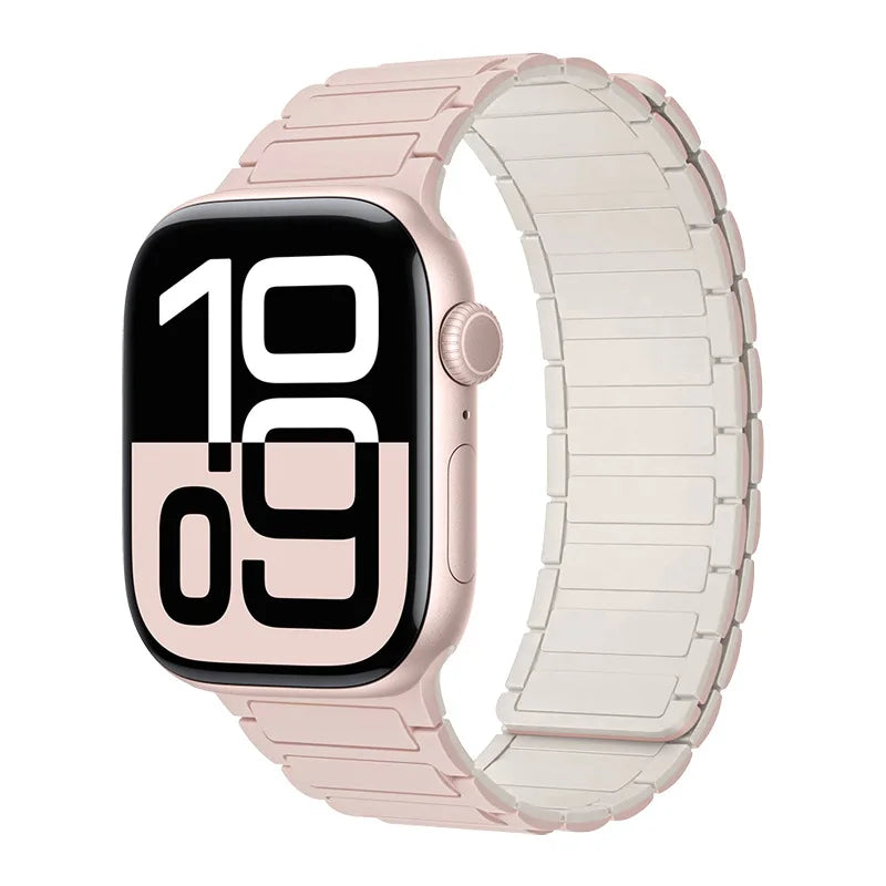 Magnetic Silicone band for Apple Watch Ultra 3 2 49mm 46mm 42mm 45mm 44mm 40mm 41mm band Apple Watch Series 11 10 9 8 7 6 SE band