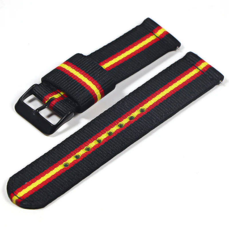 22mm Nylon watch strap For Samsung Galaxy watch 46mm 42mm Active2 Active1 Gear S3 frontier Sports nylon bang