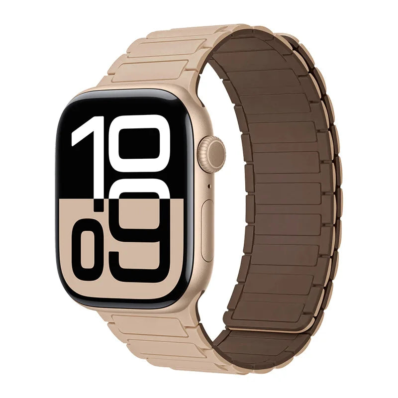 Magnetic Silicone band for Apple Watch Ultra 3 2 49mm 46mm 42mm 45mm 44mm 40mm 41mm band Apple Watch Series 11 10 9 8 7 6 SE band