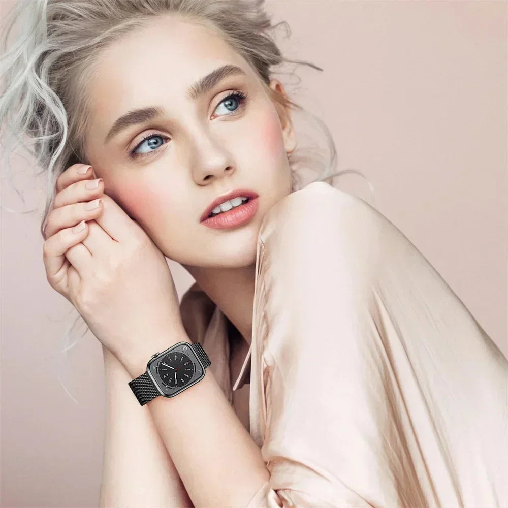 Milanese loop For Apple Watch 11 band 46mm 45mm 44mm 40mm 41mm 42mm band Apple Watch band Series 10 8 7 6 5 SE 9 Ultra 2 3 49mm