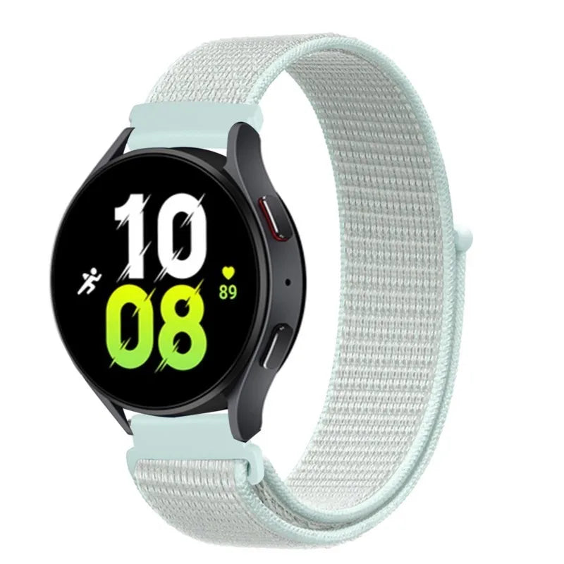 Nylon loop For Samsung Galaxy Watch 6 5 Pro/4/classic/gear s3 frontier/active Sport Bracelet Huawei watch gt2 3 22mm 20mm Strap