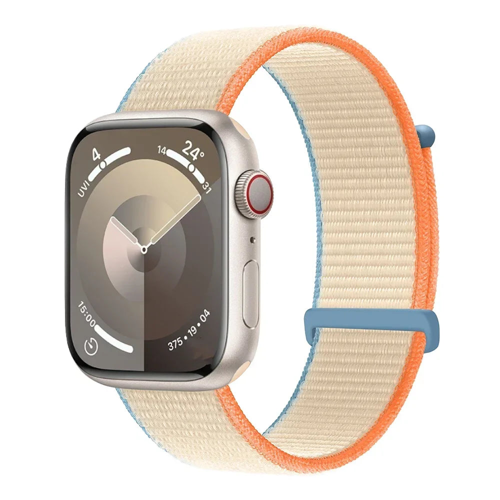 Nylon Loop band For Apple Watch 11 10 9 8 7 46mm 45mm 42mm 41mm Ultra 3 2 49mm Braided band Apple Watch 6 5 4 SE3 44mm 40mm Belt