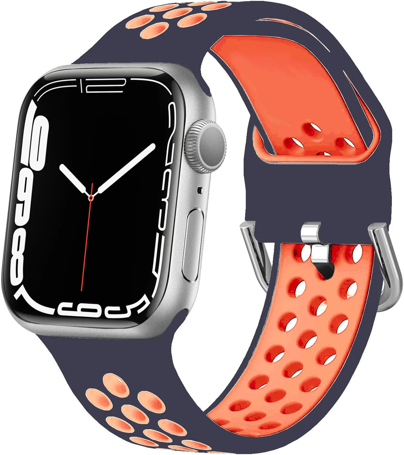 Silicone band For Apple Watch band 44mm 40mm 45mm 49mm 41mm 38mm 42mm 44mm band Apple Watch Ultra 2 Series 7 3 4 5 6 SE 8 Bands