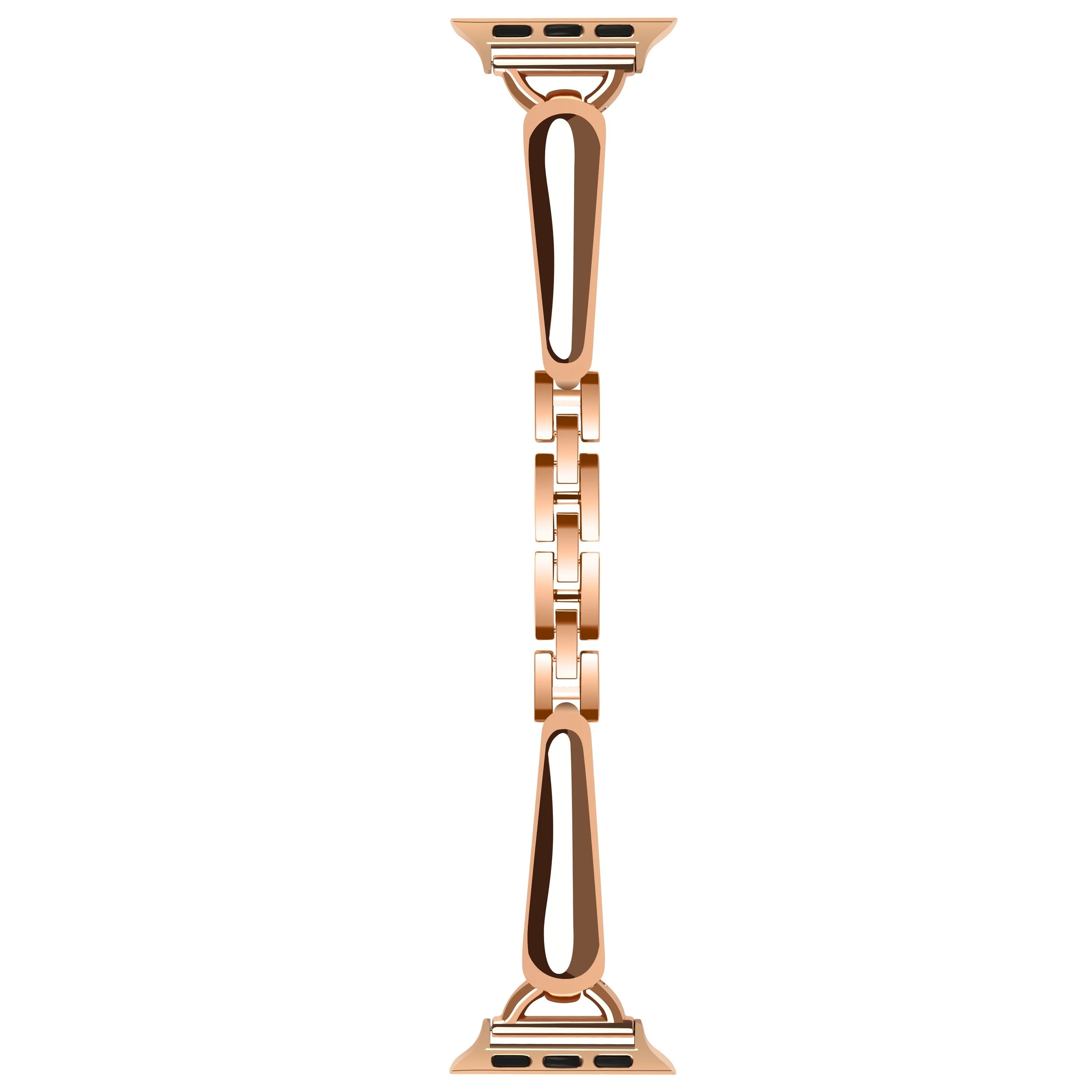 Women Slim Stainless Steel band For Apple Watch Series 9 45mm 41mm 8 7 SE 6 5 4 38mm 40mm 42mm 44mm Ultra band for Apple Watch band