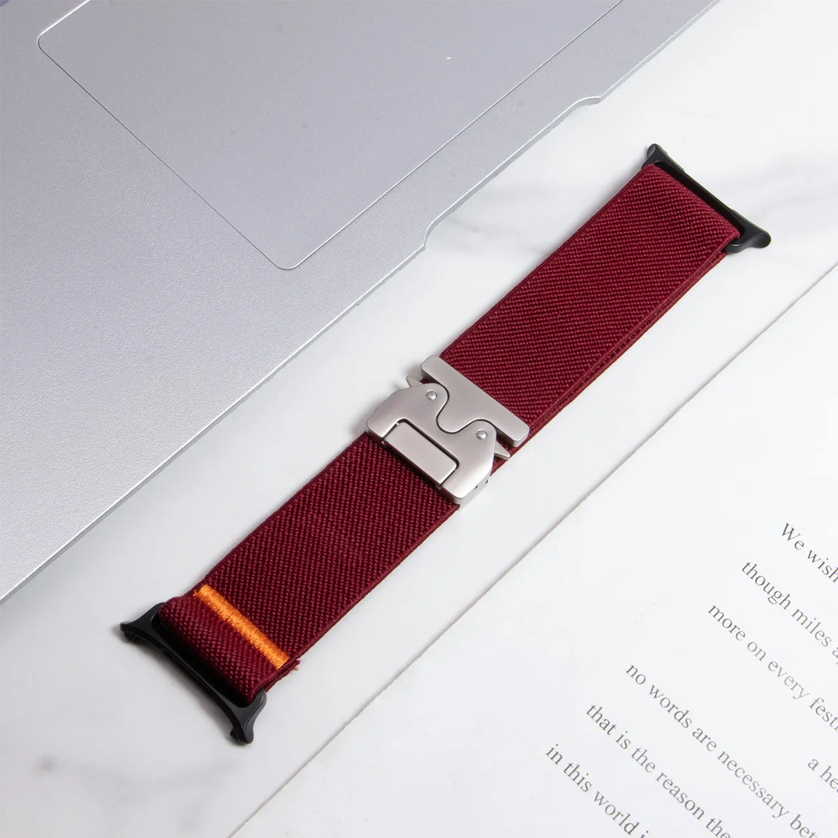 Samsung Galaxy Watch Ultra Strap 47mm Accessories Nylon Braided sport Bracelet Correa Galaxy Watch 7 Ultra Parachute Strap