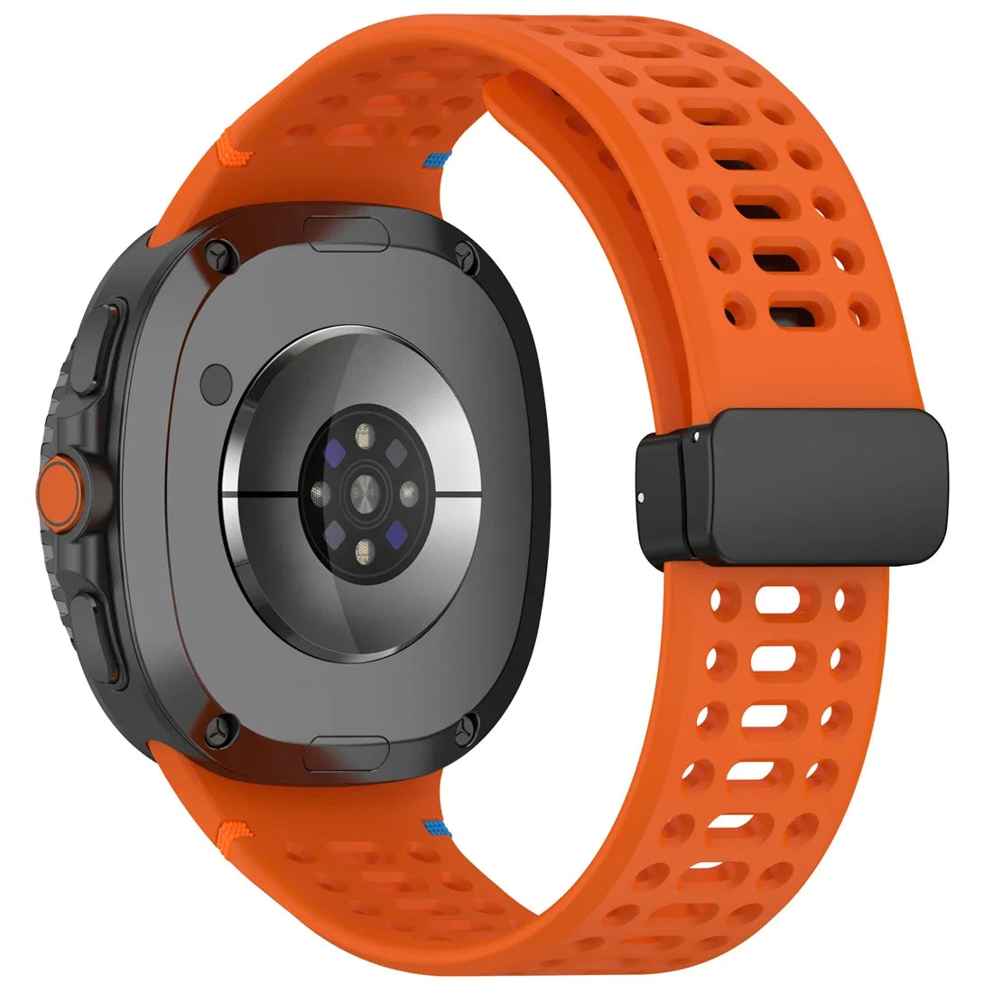 Air Hole Strap for Samsung Galaxy Watch 8 40mm 44mm Silicone Magnetic Buckle Wristband for Galaxy Watch 8 Classic Accessories