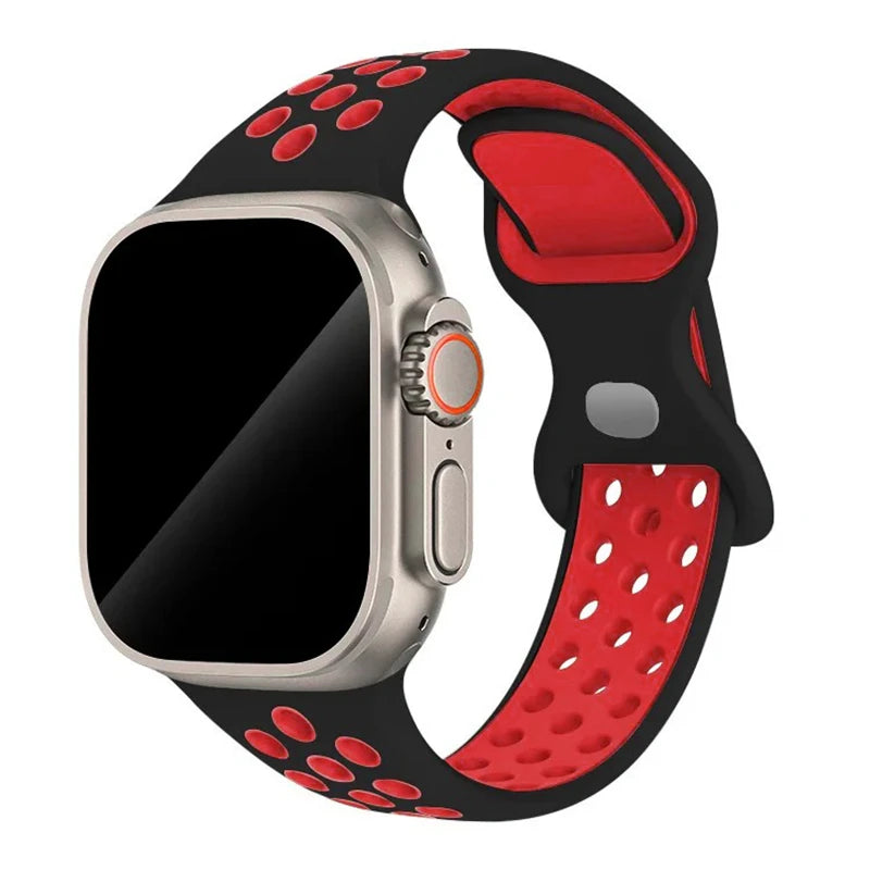 band For Apple Watch band 46mm 44mm 45mm 49mm 40mm 41mm 38mm 42mm correa Breathable band Apple Watch Series Ultra 11 10 9 8 SE 7 6