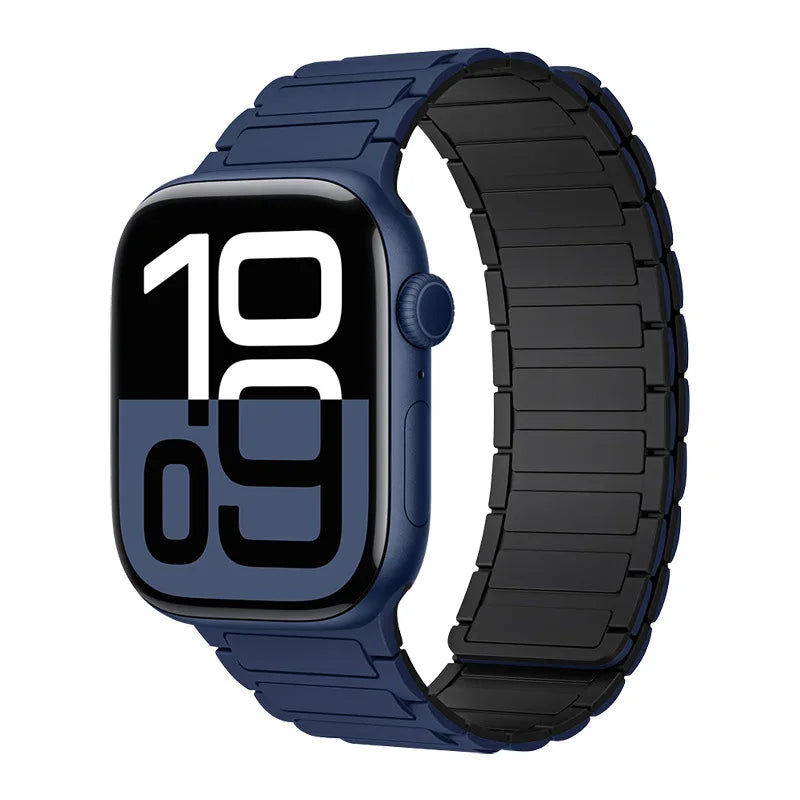 Magnetic Silicone band for Apple Watch Ultra 3 2 49mm 46mm 42mm 45mm 44mm 40mm 41mm band Apple Watch Series 11 10 9 8 7 6 SE band