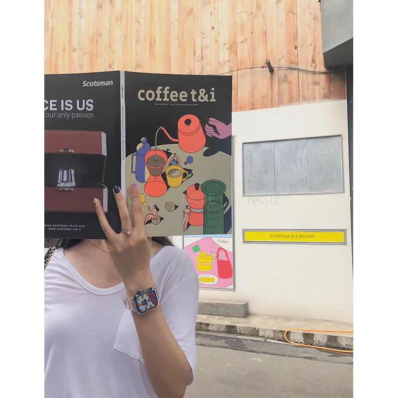 Transparent Link Bracelet For Samsung Galaxy Fit 3 Glacier Strap For Samsung Fit 3 Smart Watch Correa Accessories