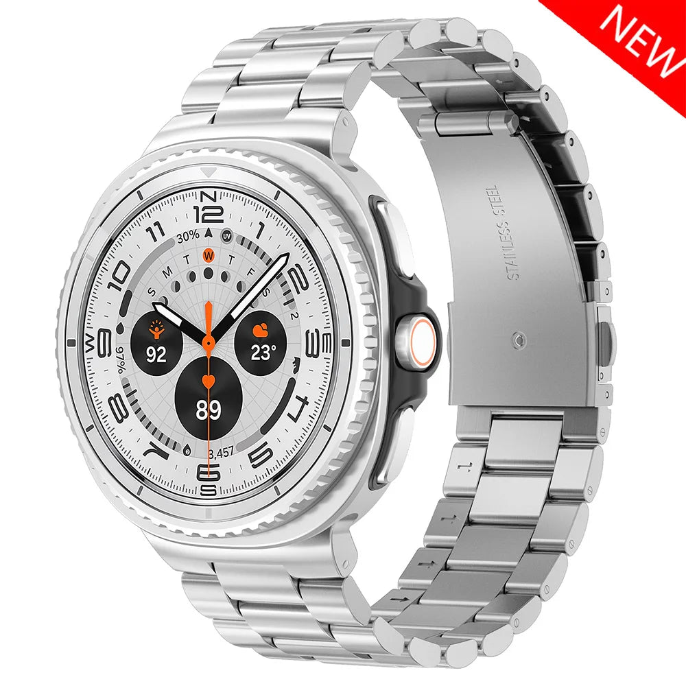 Stainless Steel Strap For Samsung Galaxy Watch 8 classic 46mm Metal Watchband Bracelet Correa For Samsung Watch 8 40mm 44mm band