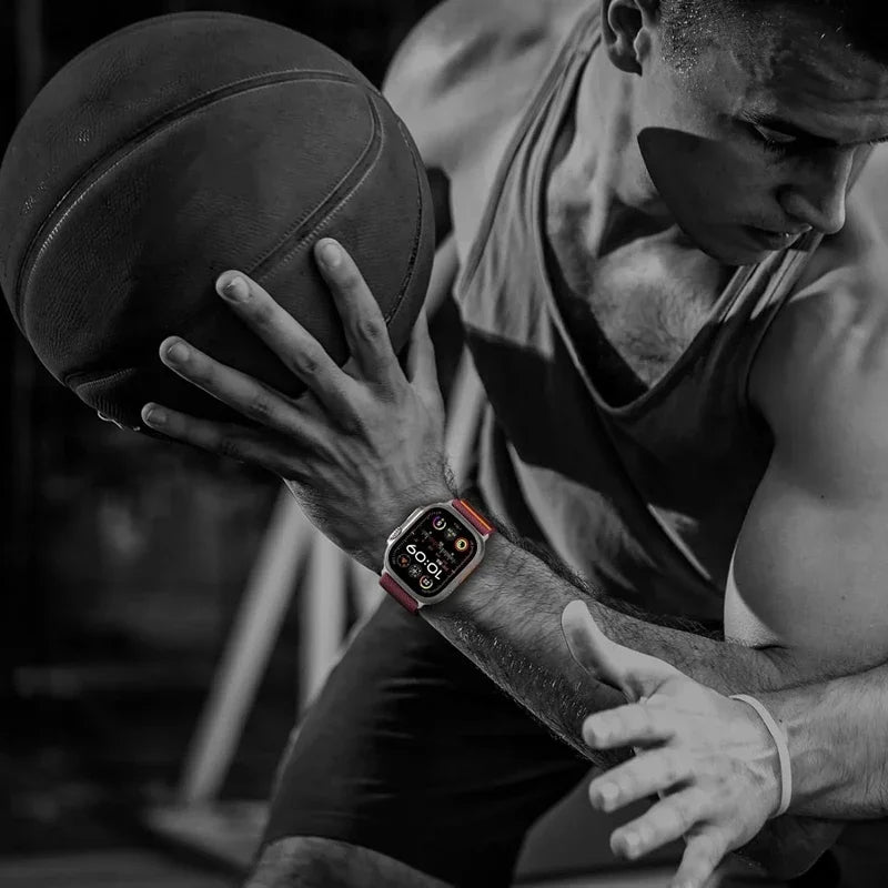 Parachute band For Apple Watch Ultra 2 band 49mm 46mm 42mm 44mm 45mm 40mm 41mm correa band Apple Watch Series 10 9 8 7 6 3 SE