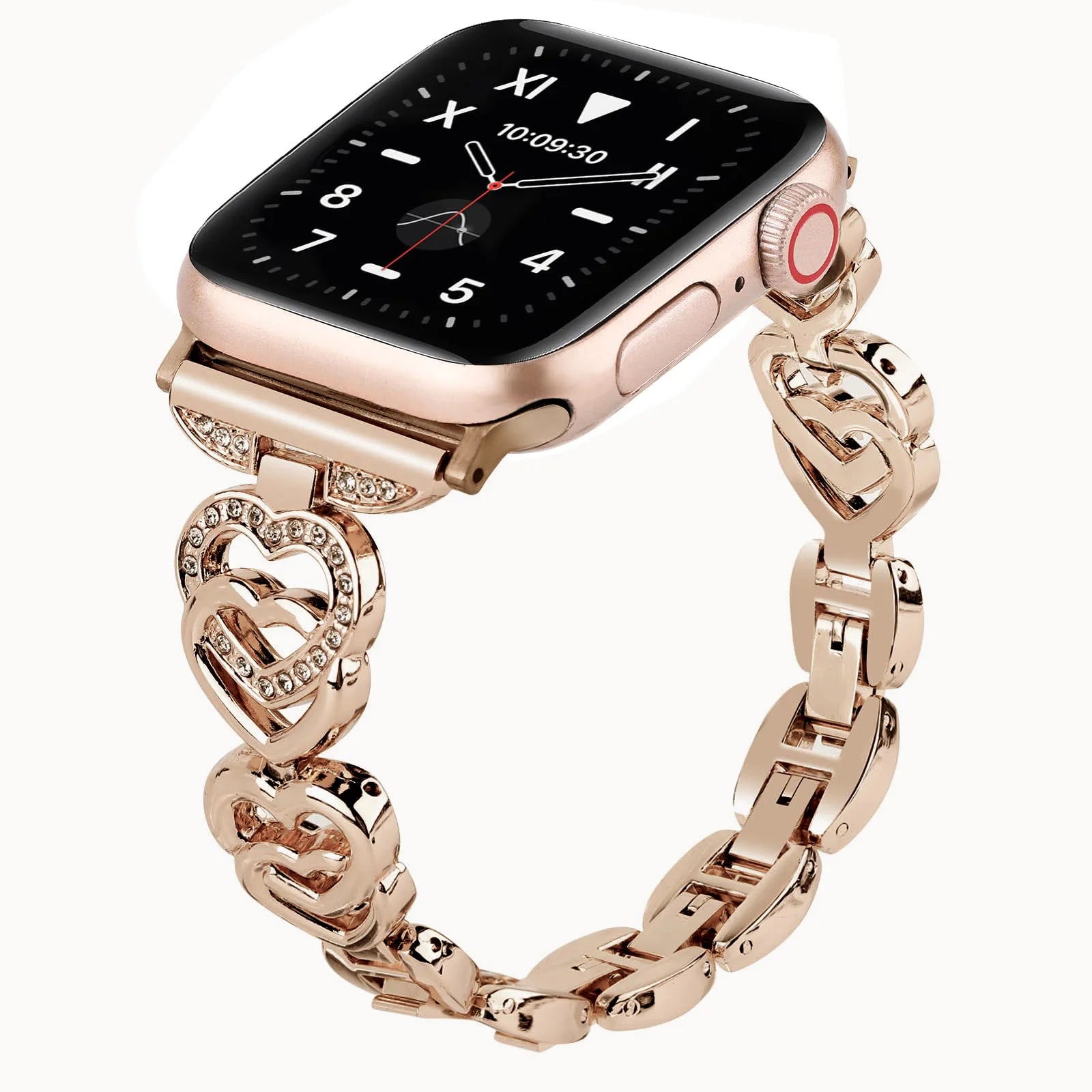 Diamond Heart band for Apple Watch band 40mm 44mm 38mm 44mm 45mm 49mm 42mm metal band Apple Watch Series SE 7 6 3 5 Ultra 2 8 9