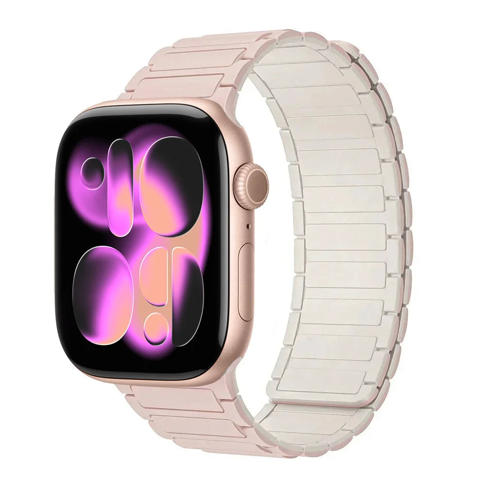 Magnetic Silicone band for Apple Watch band Ultra 3 2 1 49mm 11 10 46mm 42mm band Apple Watch 9 8 7 6 5 4 SE 45mm 41mm 44mm 40mm