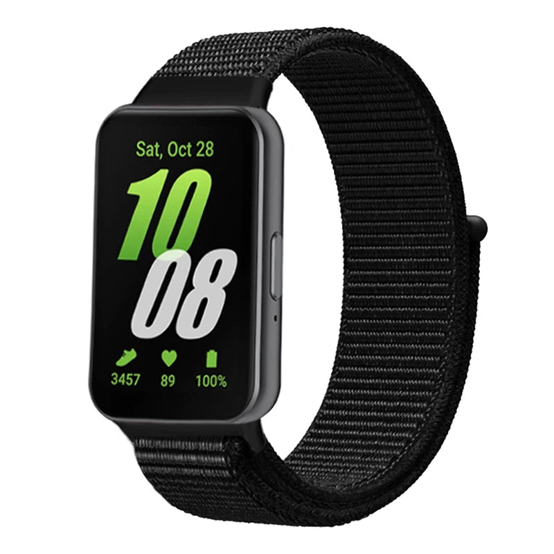 Sport Nylon Loop for Samsung Galaxy Fit 3 strap Accessories Breathable Adjustable Replacement correa bracelet galaxy fit3 band