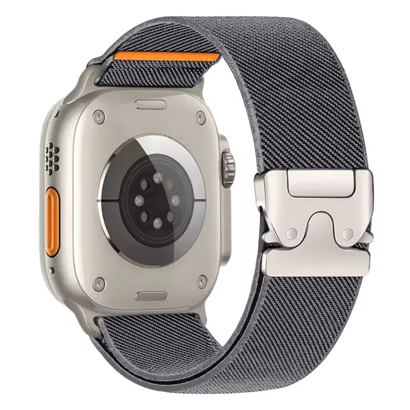 Nylon band for Apple Watch band 46mm 45mm 44mm 49mm 42mm 41mm 40mm Breathable Wristband Apple Watch Series Ultra 11 10 9 8 7 6 5 SE