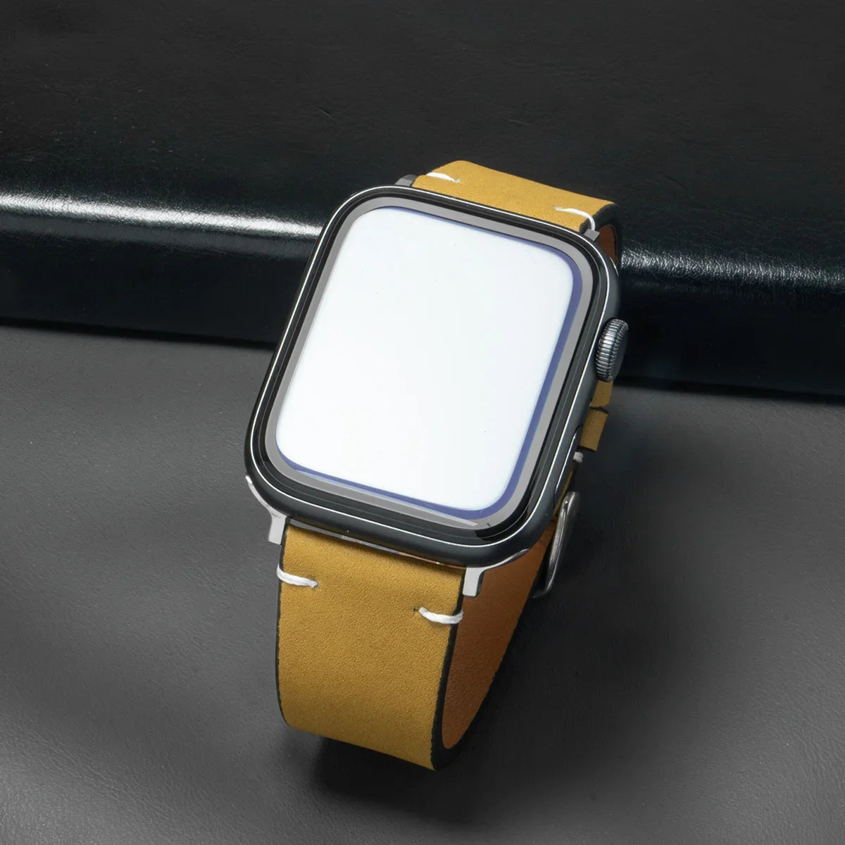 Leather band for Apple Watch band Ultra 2 49mm 46mm 42mm 45mm 44mm 42mm 40mm 41mm watch band for Apple Watch Series 10 9 8 7 6 SE 5 4