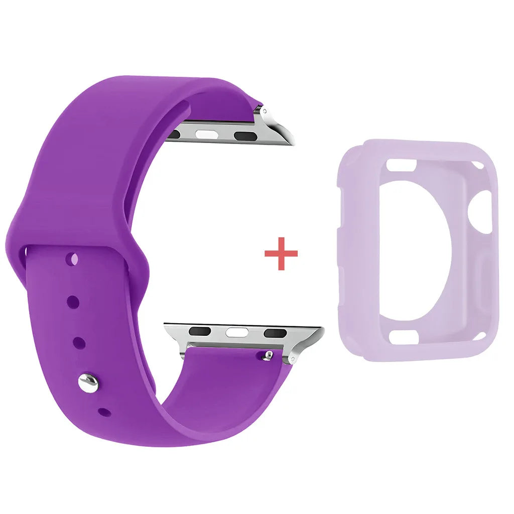 TPU Case+band Screen Protectors for Apple Watch 38mm 40mm 41mm 42mm 44mm 45mm 49mm Apple Watch Series 11 10 9 8 7 6 5 4 Ultra SE