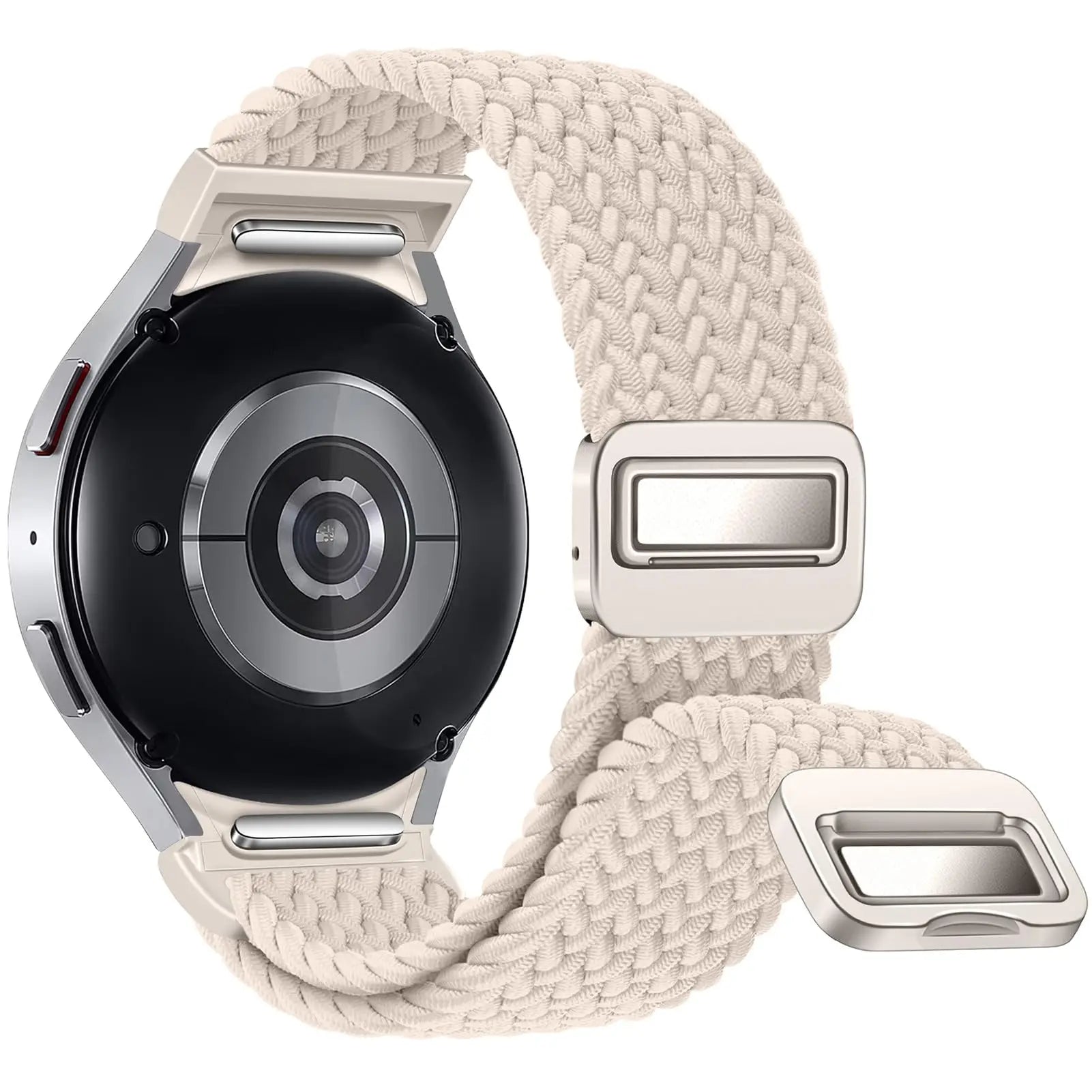 No Gaps Band For Samsung Galaxy Watch 7 6 4 classic/5 pro 47mm 44mm 40mm Braided solo loop Magnetic bracelet Galaxy watch6 strap