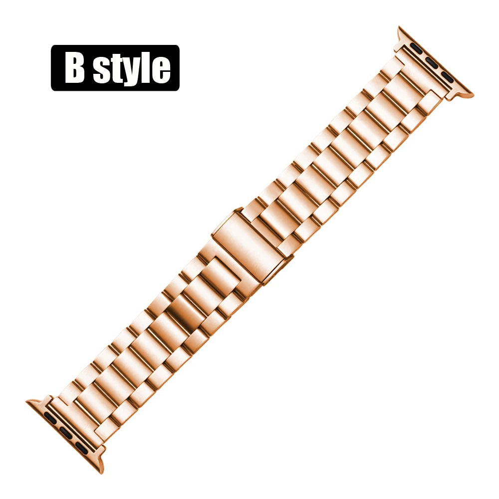 Classic stainless steel Correa for Apple Watch 10 46mm 42mm band Ultra 2 49mm 9 8 7 6 5 4 SE 45mm 44mm 41mm 40mm 3 38mm band