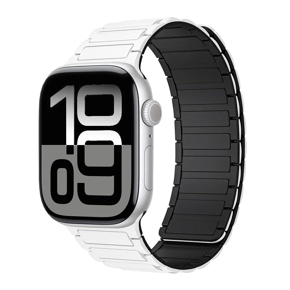 New Magnetic Silicone band for Apple Watch band Ultra 3 2 49mm 11 10 46mm 42mm band Belt Apple Watch 9 8 7 6 5 SE 45mm 41mm 44mm