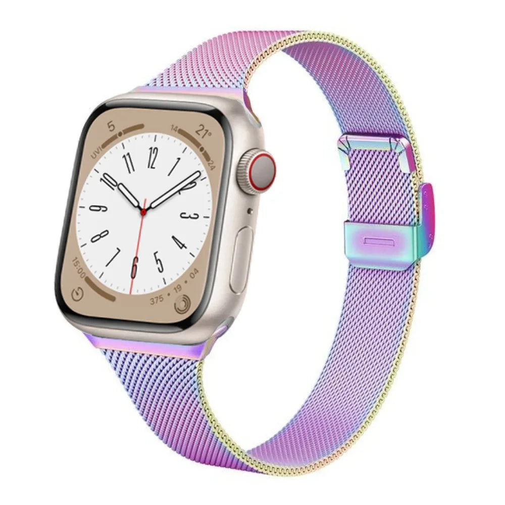 Milanese band for Apple Watch 44mm 40mm 45mm 41mm 46mm 42mm 38mm 49mm metal band Apple Watch Series 11 10 Ultra 9 8 7 6 5 SE3 band