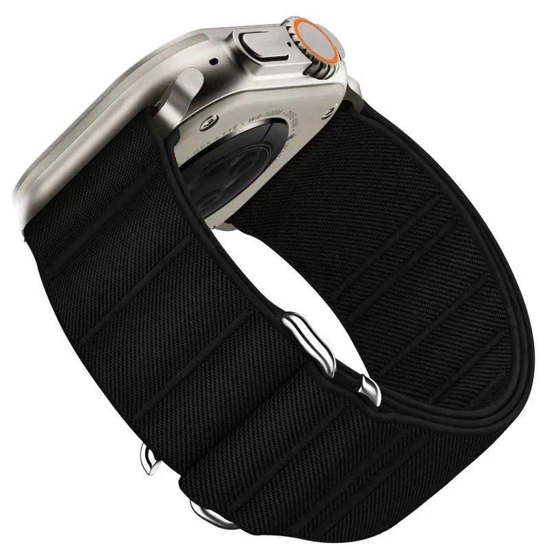 Sport Nylon Loop band for Apple Watch band 49mm 46mm 42mm 45mm 44mm band for Apple Watch Series Ultra 2 10 9 8 7 SE 6 5 4 Correa
