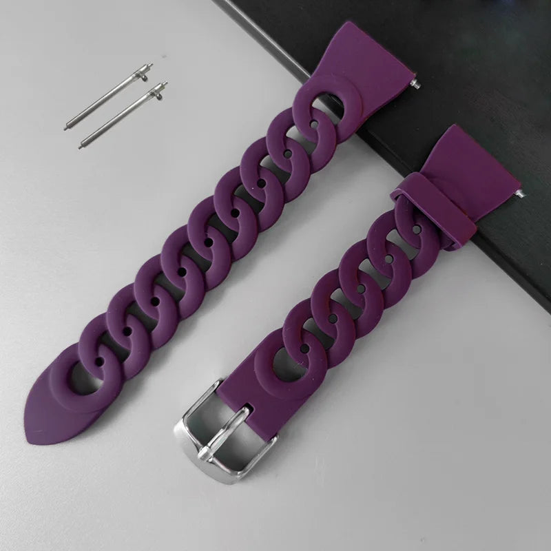 20mm strap For Samsung Galaxy watch 4/6/4classic/5/Pro/Active 3/2/Gear S3/amazfit bip bracelet Huawei watch GT 2/3 Pro 22mm band