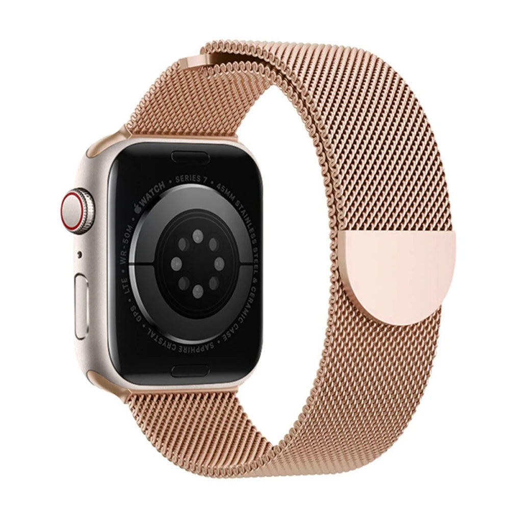Magnetic Milanese band for Apple Watch 11 10 46mm 42mm Ultra 3 2 49mm band for Apple Watch 9 8 7 6 5 SE 3 44mm 45mm 40mm 41mm Band