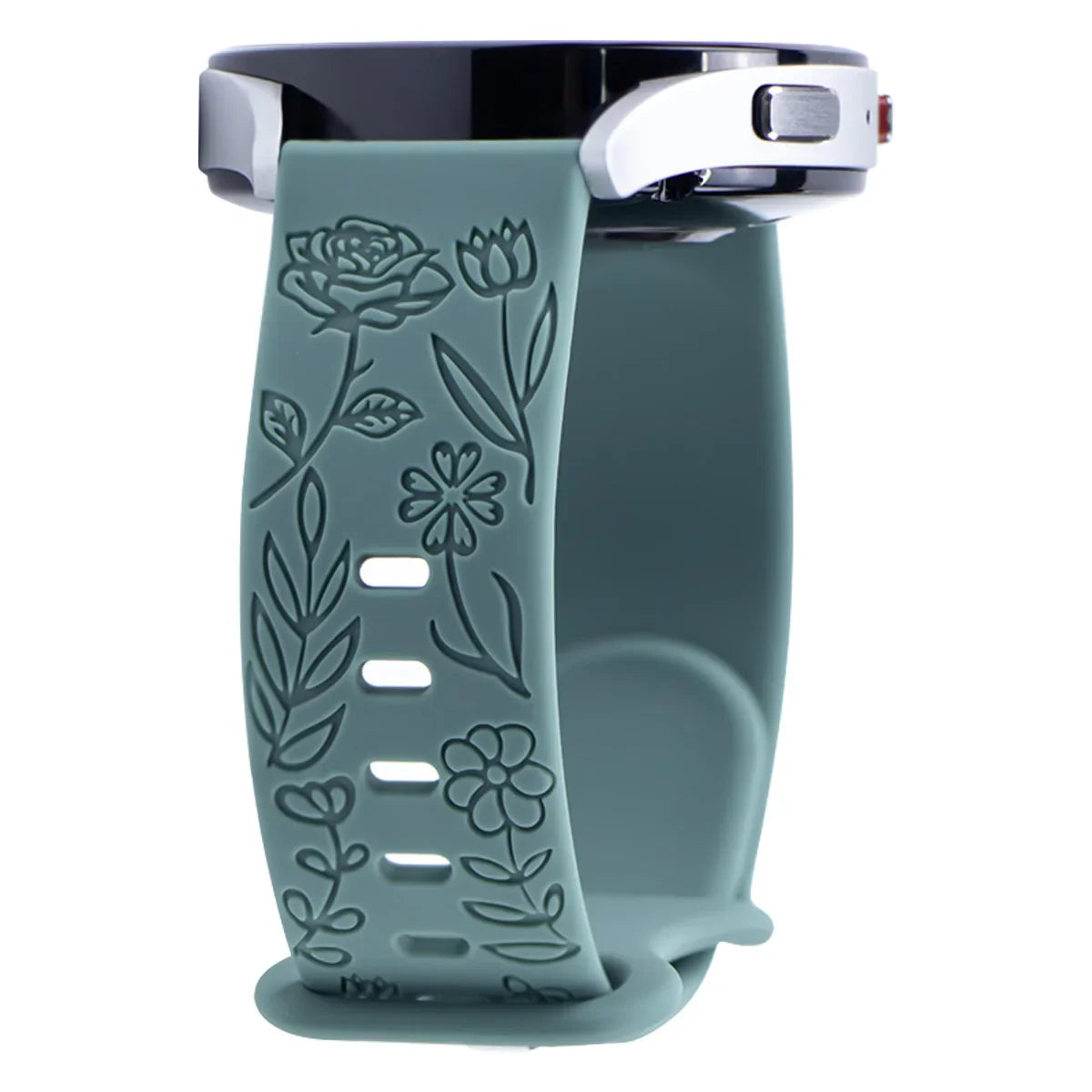 Prints Design Strap for Samsung Galaxy Fit 3 Watch Band Silicone Engraving Bracelet for Samsung Galaxy Fit3 Floral Wristband