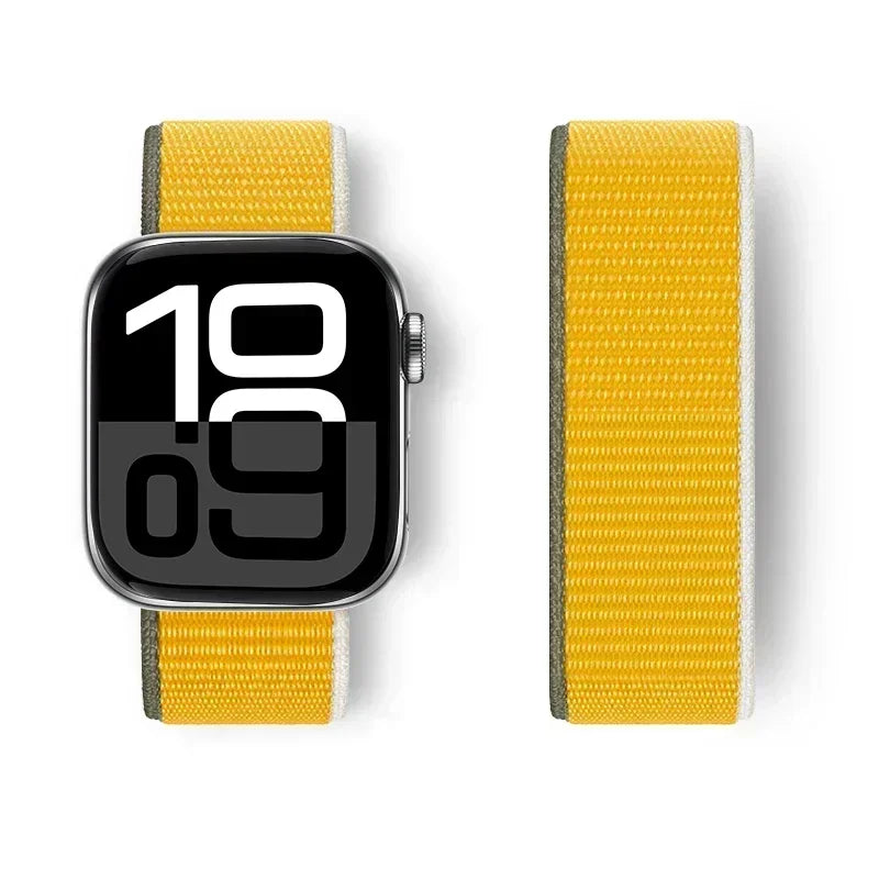 Nylon Loop For Apple Watch band 44mm 40mm 45mm 41mm 42mm 38mm 45mm sport band Apple Watch Series 9 8 7 SE 6 5 3 Ultra 2 49mm band