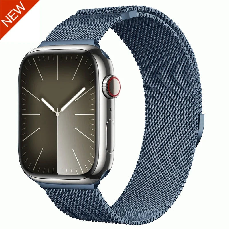 Magnetic Milanese band For Apple Watch 11 10 9 8 7 46mm 42mm 45mm 41mm Ultra 3 2 49mm band Apple Watch 6 5 4 SE3 44mm 40mm Band