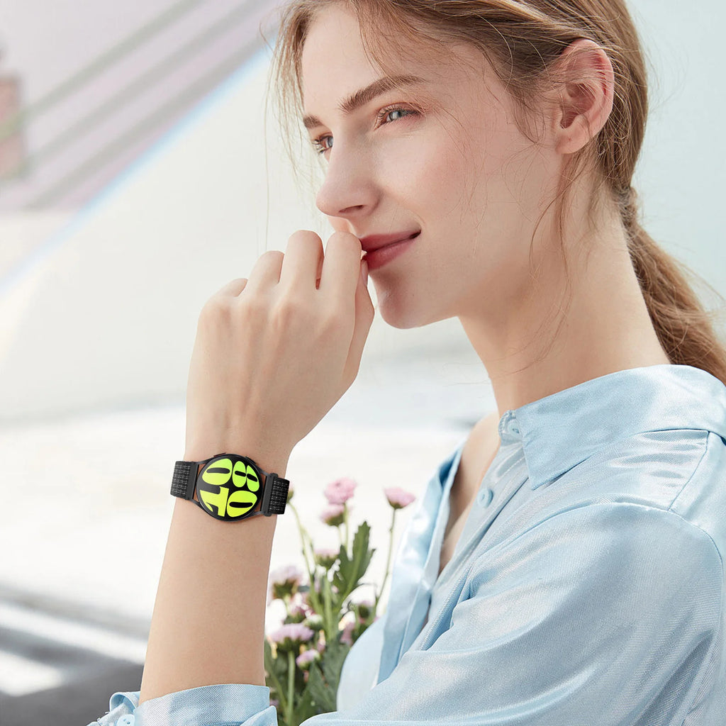 Nylon Loop Band For Samsung Galaxy Watch 6 4 7 classic/5 Pro/active 2/Gear S3 20mm/22mm Bracelet Huawei watch GT 2e 3 pro strap