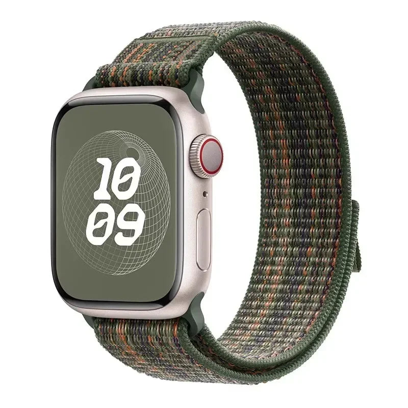 Sport Loop band for Apple Watch band Ultra 2 49mm 45mm 41mm 38mm 44mm Nylon band Apple Watch Series 10 9 8 7 6 5 4 SE 46mm 42mm