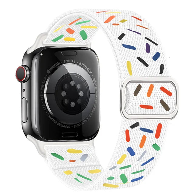 band for Apple Watch band 44mm 40mm 45mm 41mm 46mm Scrunchie Elastic Nylon band Apple Watch Series 3 SE 6 7 8 9 10 Ultra 2 49mm