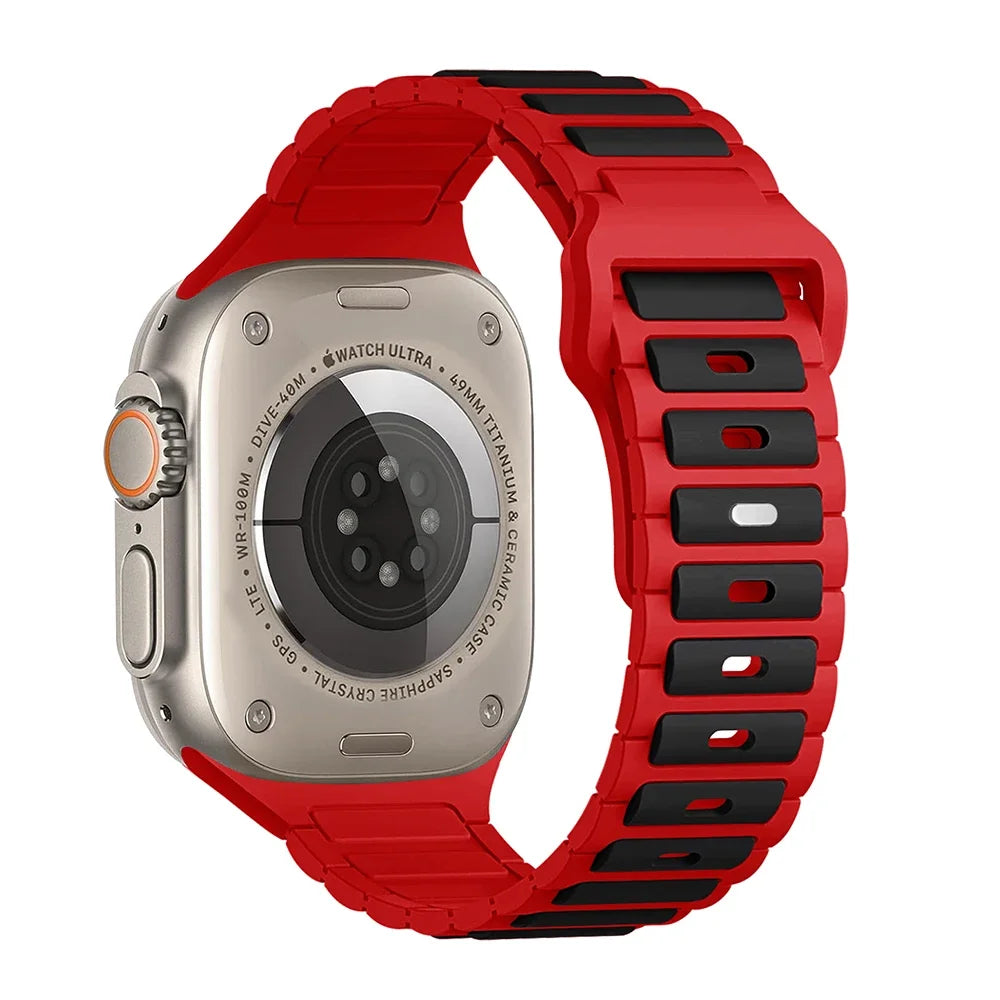 Silicone band for Apple Watch 10 band 46mm 45mm 44mm 49mm 42mm 40mm 38mm correa band Apple Watch Series 9 8 7 6 5 SE Ultra 2 band