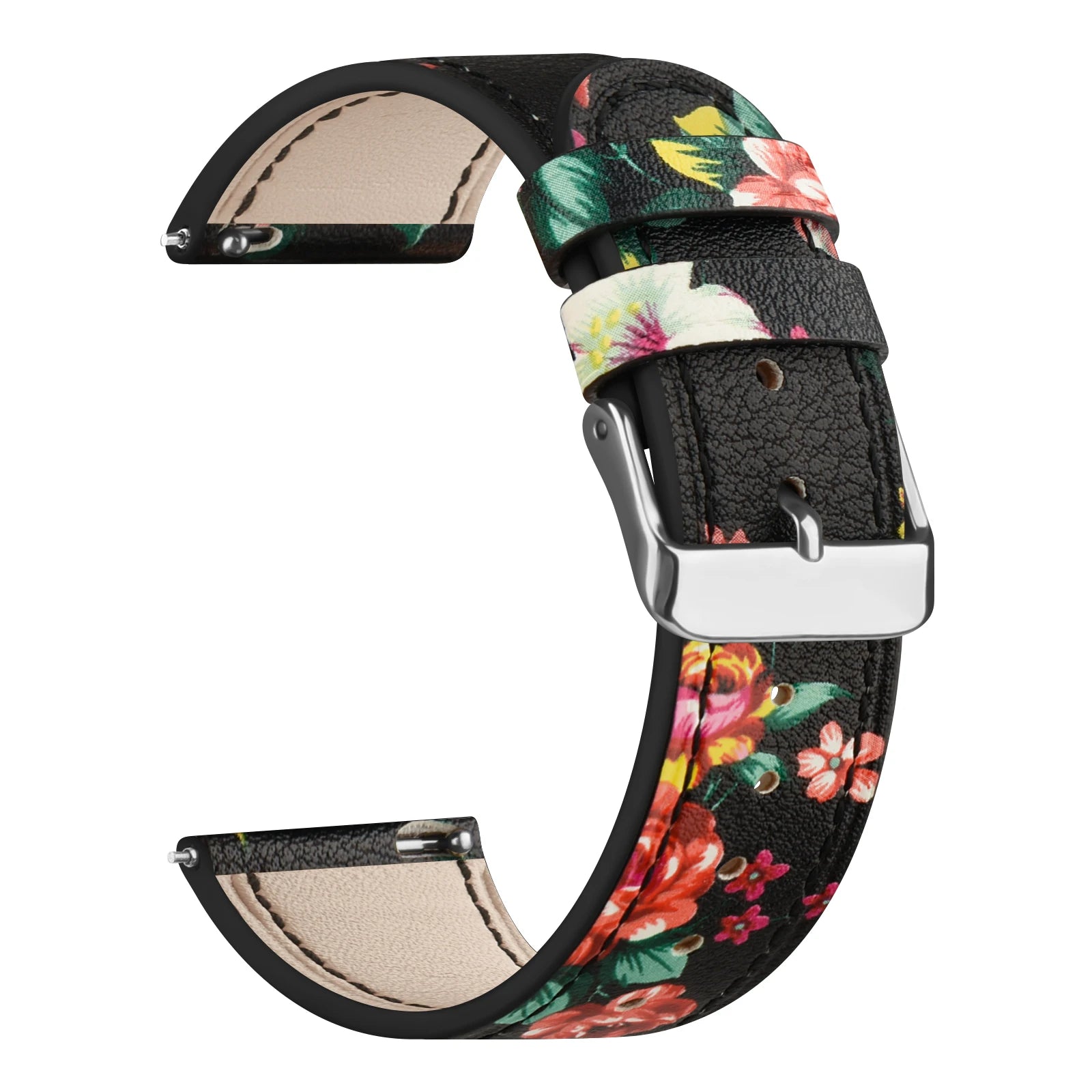 20mm Leather Band For Samsung Galaxy Watch FE 7 6 5 4 40mm 44mm/Watch 4 6 Classic 43 47mm/Active 2/5Pro 45mm/Watch 3 41mm Strap