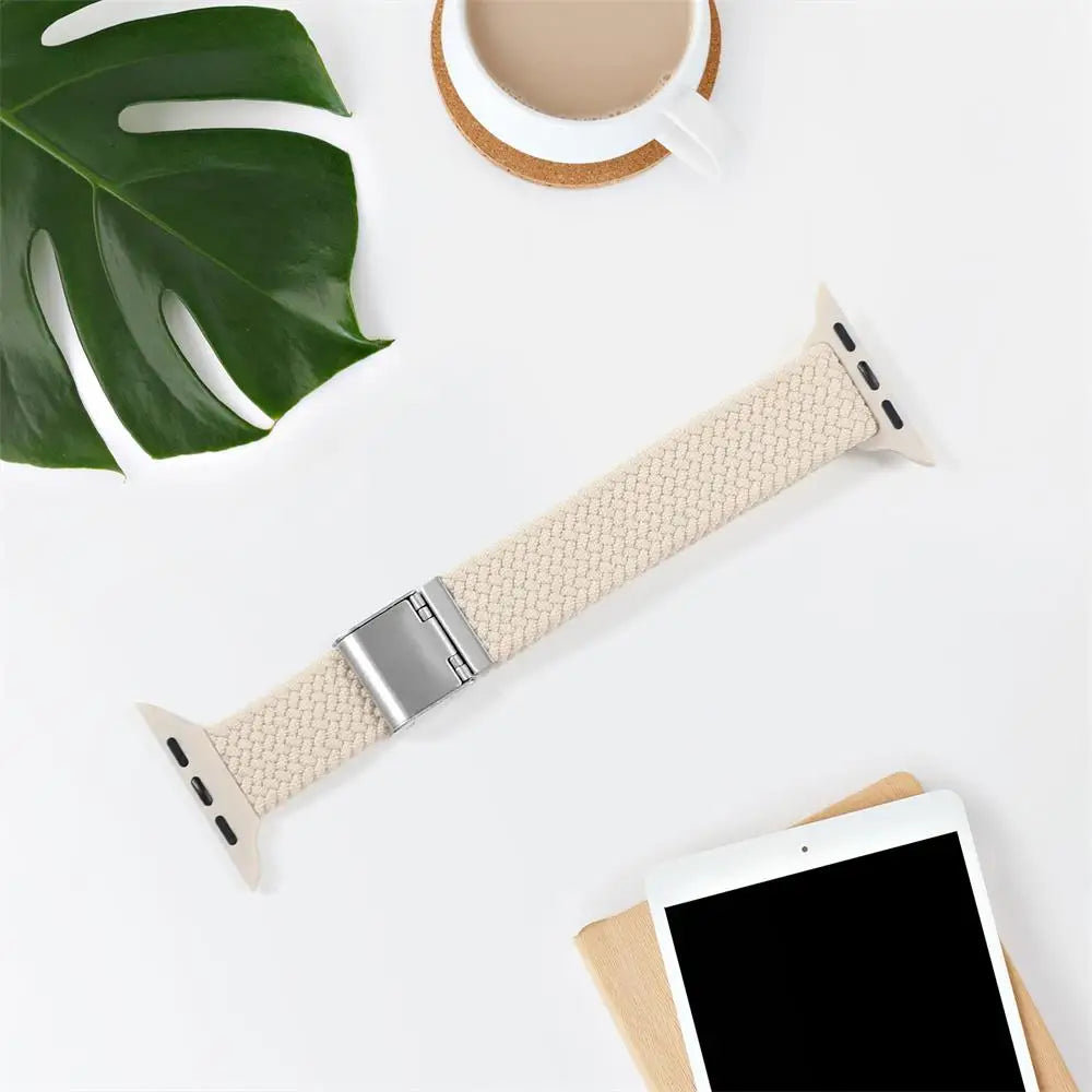 Slim Braided Solo Loop band For Apple Watch band 45mm 41mm 44mm 40mm 46mm 42mm 49mm band Apple Watch Series Ultra 2 10 9 SE 8 7