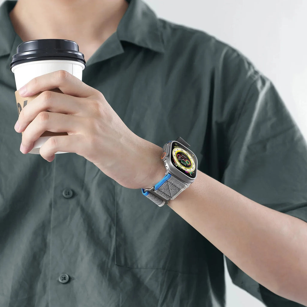 Band for Apple Watch band 44mm 40mm 49mm 45mm 41mm 46mm 42mm correa Trail loop band Apple Watch Series 6 SE 3 8 9 Ultra 2 10 11