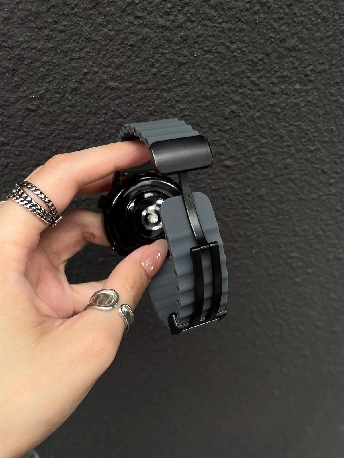 Ocean Silicone Loop Strap For Samsung Galaxy Watch 7 6 5 40mm 44mm Adjustable Bracelet Watchband For Galaxy 4 6 Classic 20/22mm