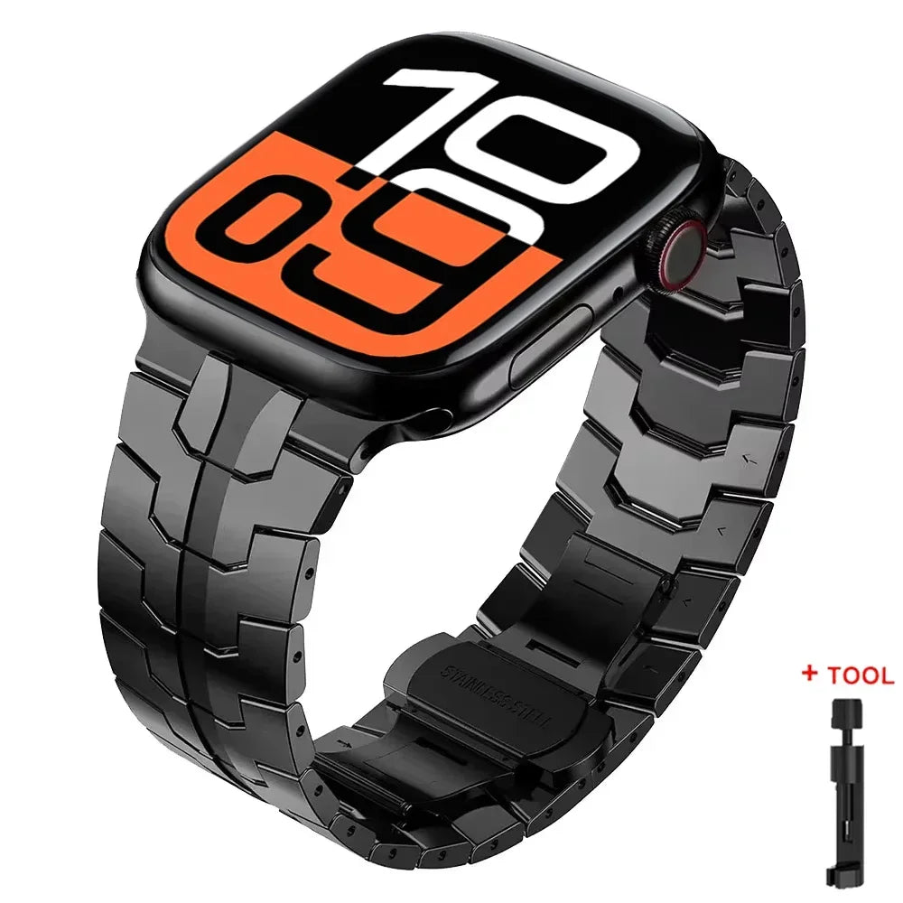 Stainless Steel band for Apple Watch Ultra 2 49mm 46mm 44mm 45mm band metal band for Apple Watch Series 10 9 8 7 6 SE Wristband