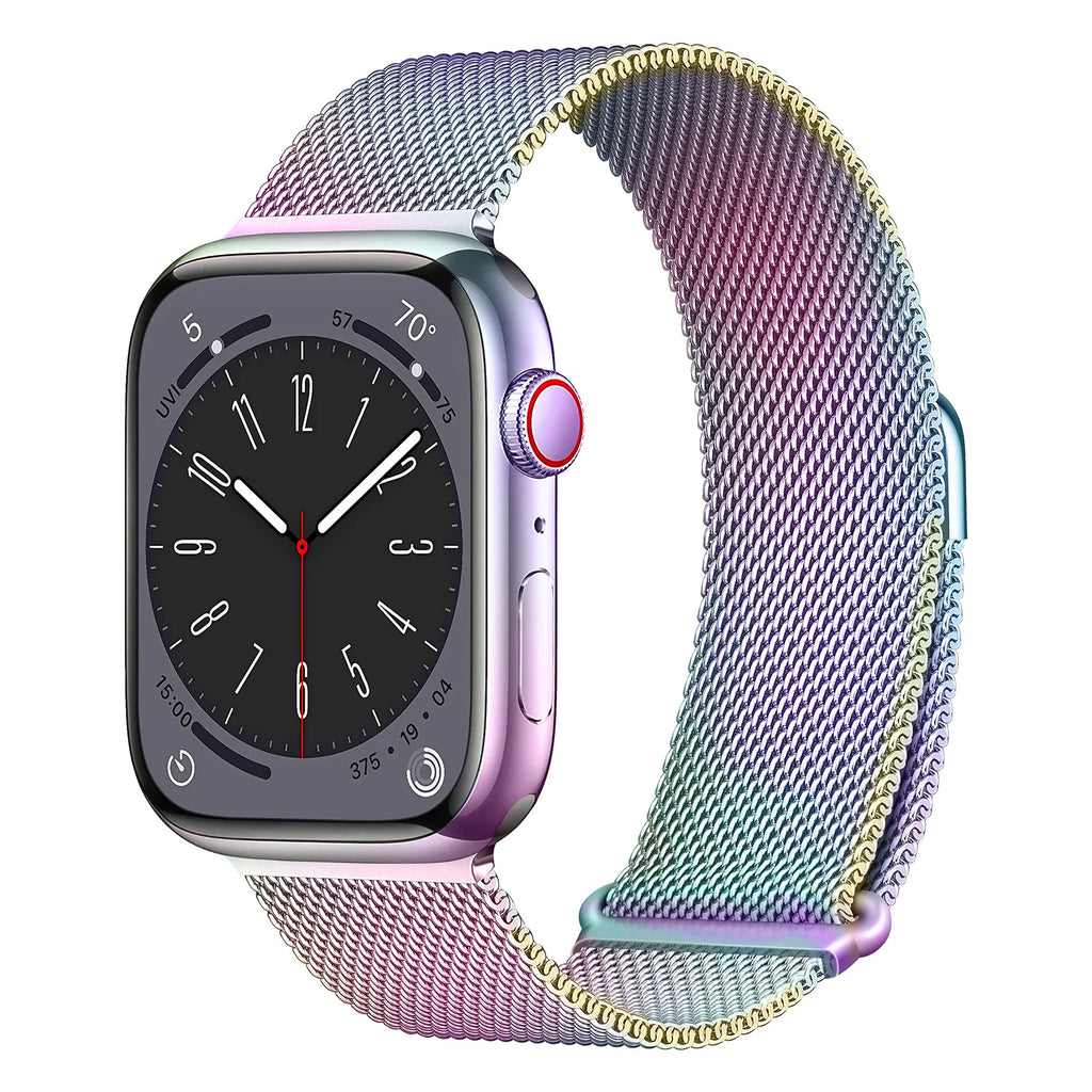 Magnetic Loop band For Apple Watch band 40mm 44mm 45mm 41mm 42mm 38mm Correa band Apple Watch Series 3 4 5 6 SE 7 8 9 Ultra 49mm