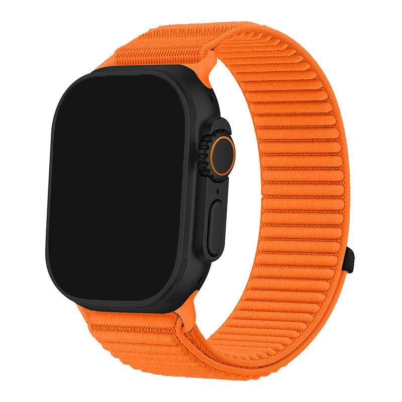 Nylon Braided Sport band For Apple Watch band 10 42mm 46mm band for Apple Watch 9 8 7 6 5 4 SE Ultra 2 49mm 46mm 45mm 44mm 42mm 41mm 40mm 38