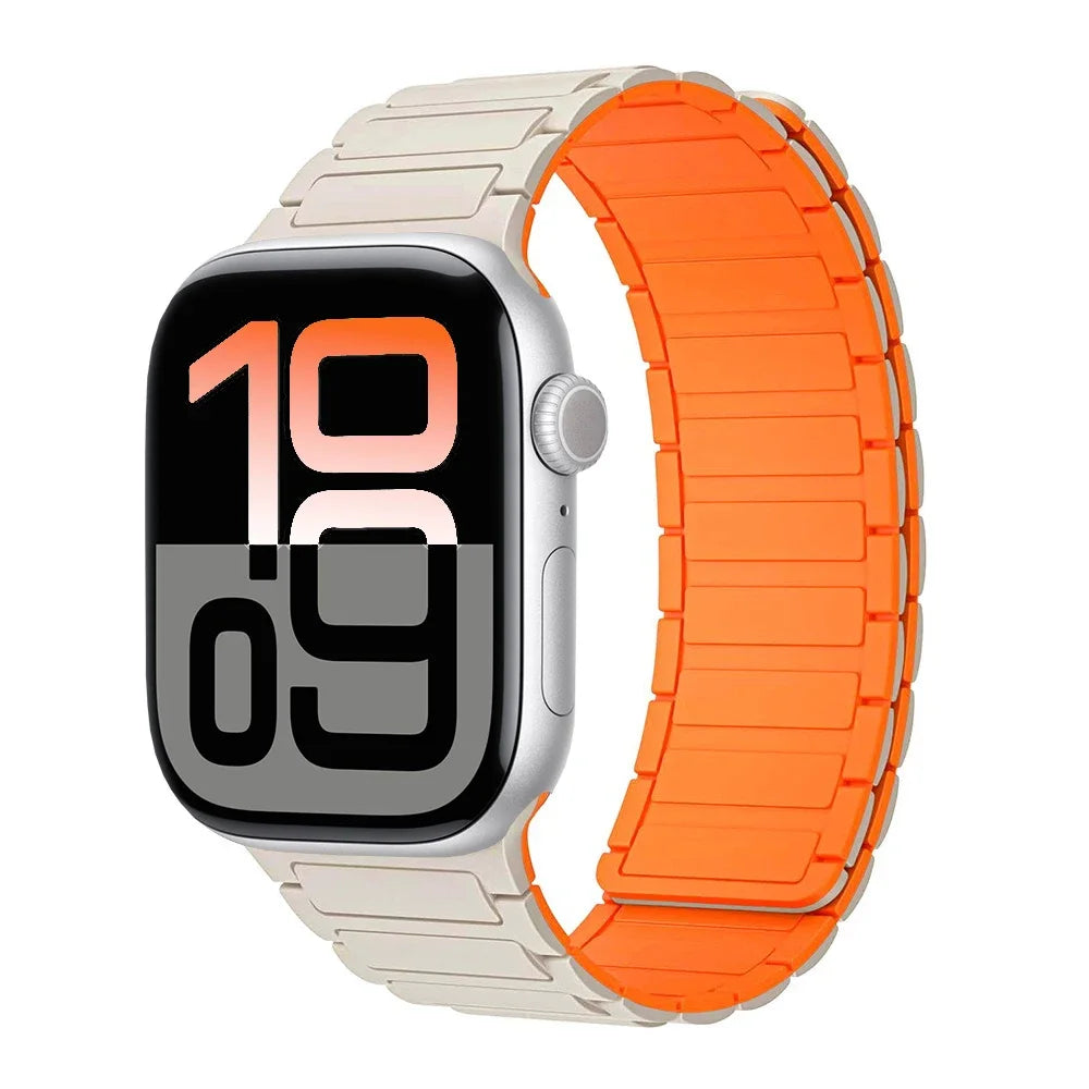 New Magnetic Silicone band for Apple Watch band Ultra 3 2 49mm 11 10 46mm 42mm band Belt Apple Watch 9 8 7 6 5 SE 45mm 41mm 44mm