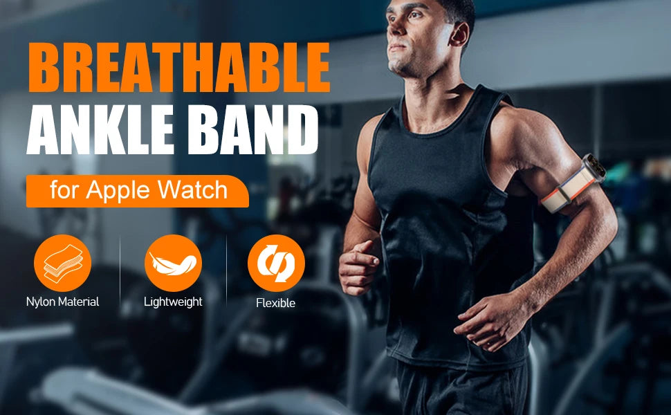 Trail Loop For Apple Watch band Ultra 2 49mm 44mm 40mm 41mm 45mm 38mm Nylon Armband Ankle band Apple Watch Series 9876 SE S10 42mm 46mm