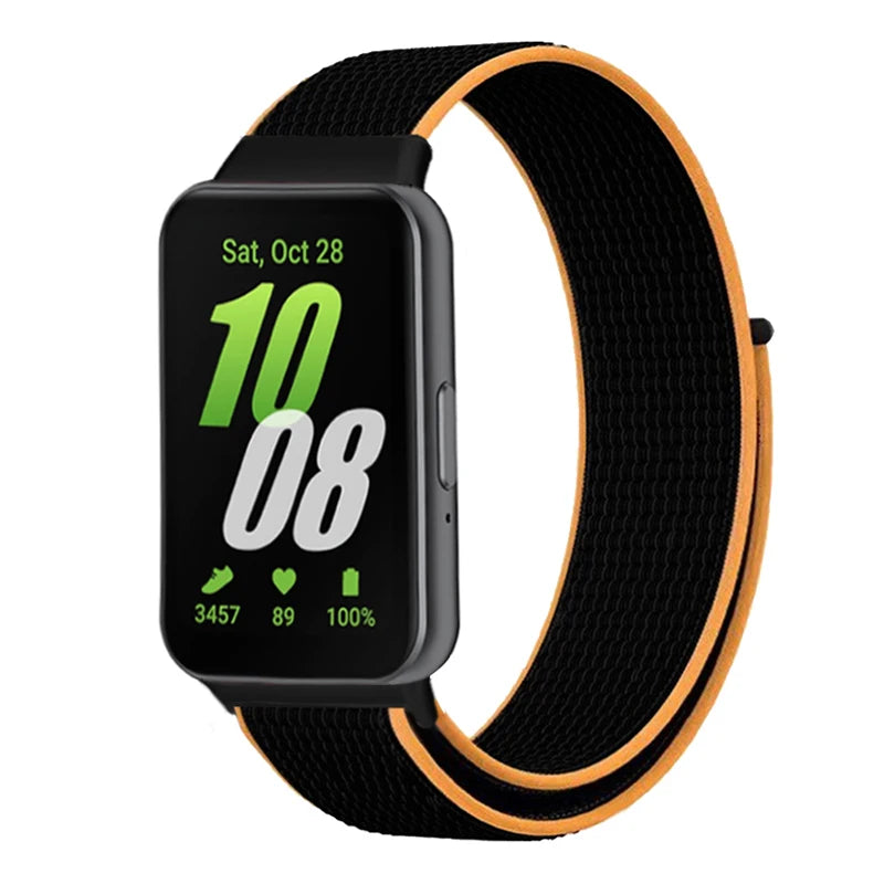 Sport Nylon Loop for Samsung Galaxy Fit 3 strap Accessories Breathable Adjustable Replacement correa bracelet galaxy fit3 band