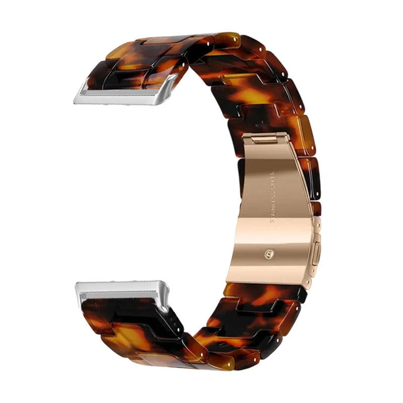 Resin Strap Compatible with Samsung Galaxy Fit3 Quick Release Men Women Bracelet for Galaxy Fit 3 Strap