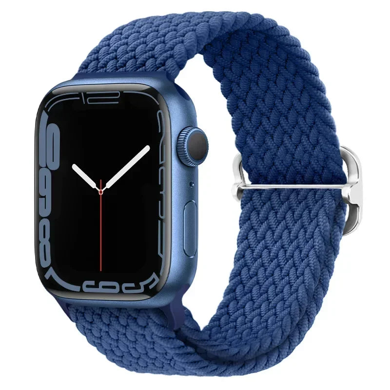 Braided Nylon band for Apple Watch band Ultra 2 49mm Series 10 46mm 42mm 44mm 40mm 41mm Adjustable band Apple Watch 9 8 7 6 SE 5 4
