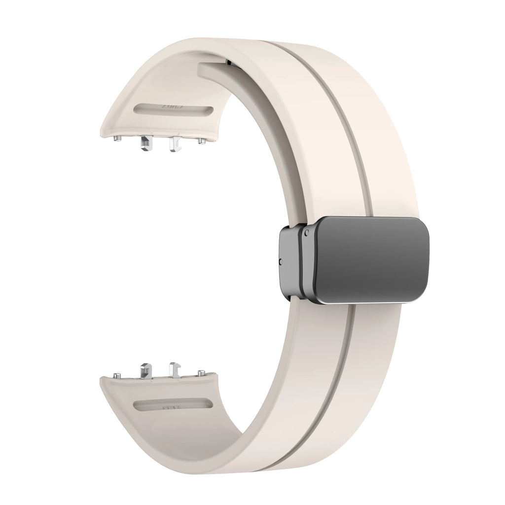 Sports Silicone Band For Samsung Galaxy Fit3 Fit 3 SM-R390 Magnetic D Buckle Strap Wristband Bracelet Replacement Accessories