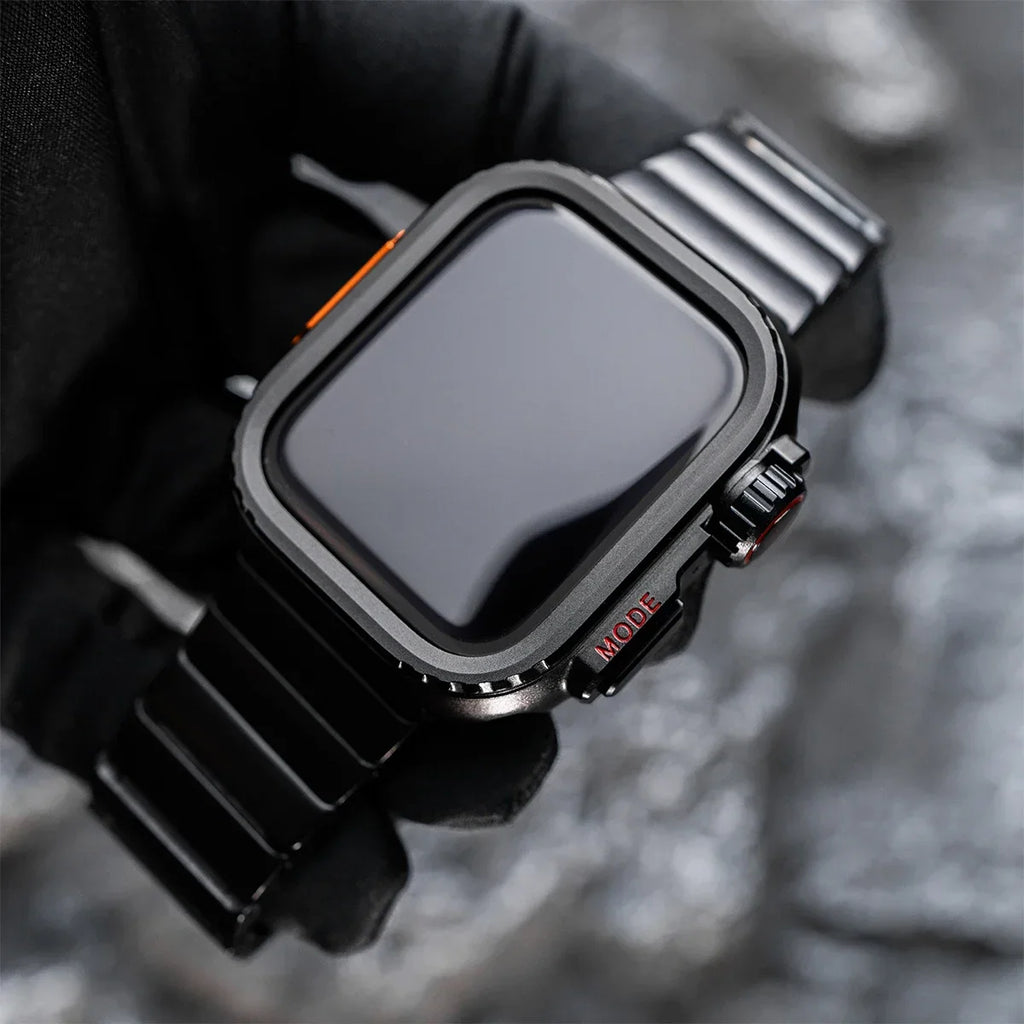 Case+band for Apple Watch band 10 42mm 46mm Ultra 2 49mm 9 8 7 6 SE 5 Steel metal Protective Shell Upgrade Apple Watch 49mm 45mm 44mm