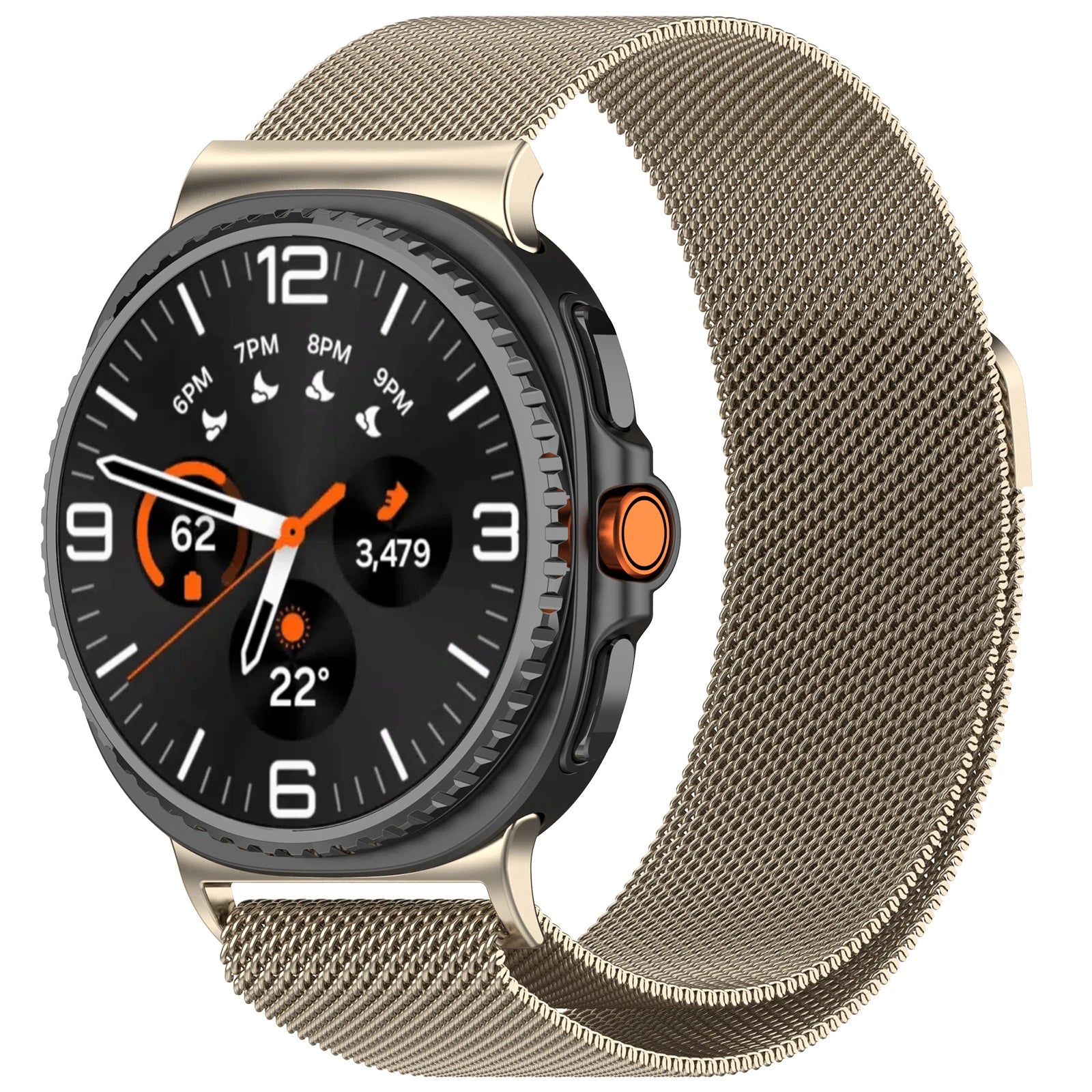 Milanese Magnetic Strap for Samsung Galaxy Watch 8 44mm 40mm Classic 46mm Metal Breathable Replaceable Galaxy Watch Ultra 47mm